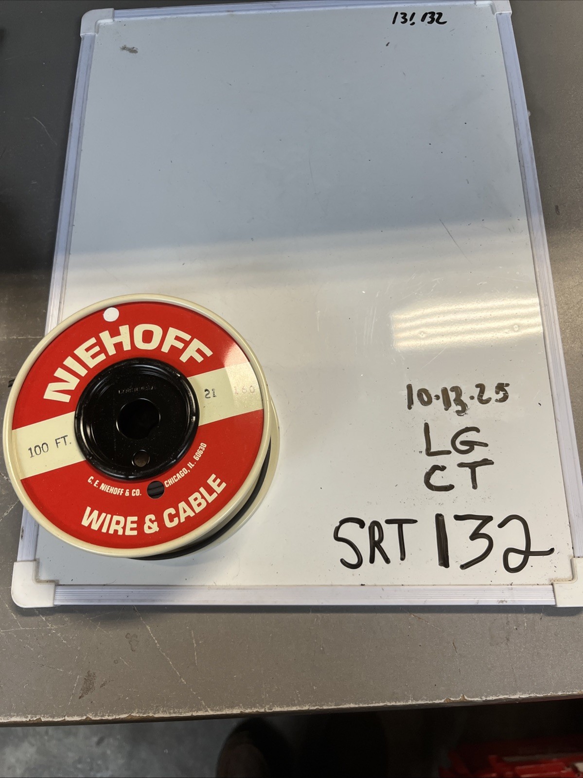 Niehoff Primary Wire Hypalon Insulated 21160 21-160 - 100' Black Wire 16 Gauge