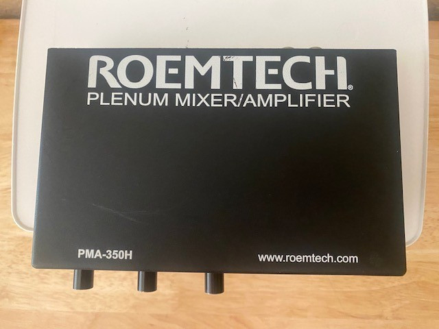 Roemtech Plenum Audio Mixer-Amplifier PMA-350H