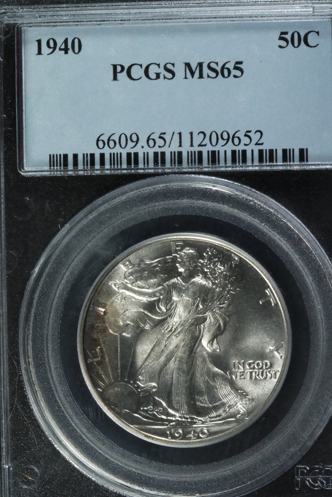 1940 MS65 Walking Liberty Half Dollar PCGS 11209652