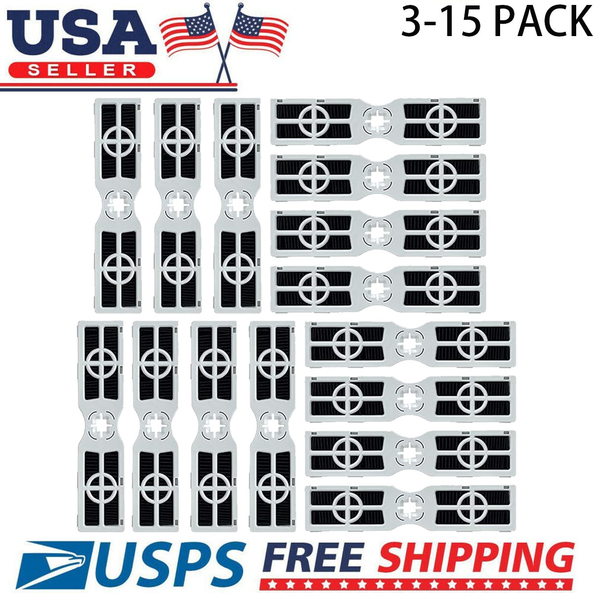 3-15 Pcs Refrigerator Filter Compatible with Frigidaire PureAir AF-2 PRFS2883AF