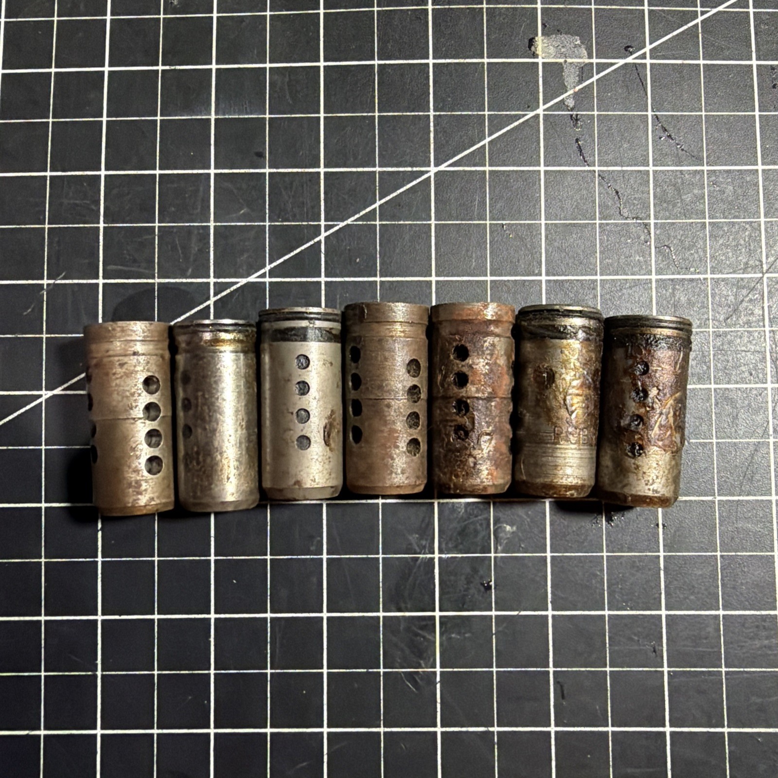Set Of 7x Assorted Cast Bullet Sizing Die From Lyman And RCBS