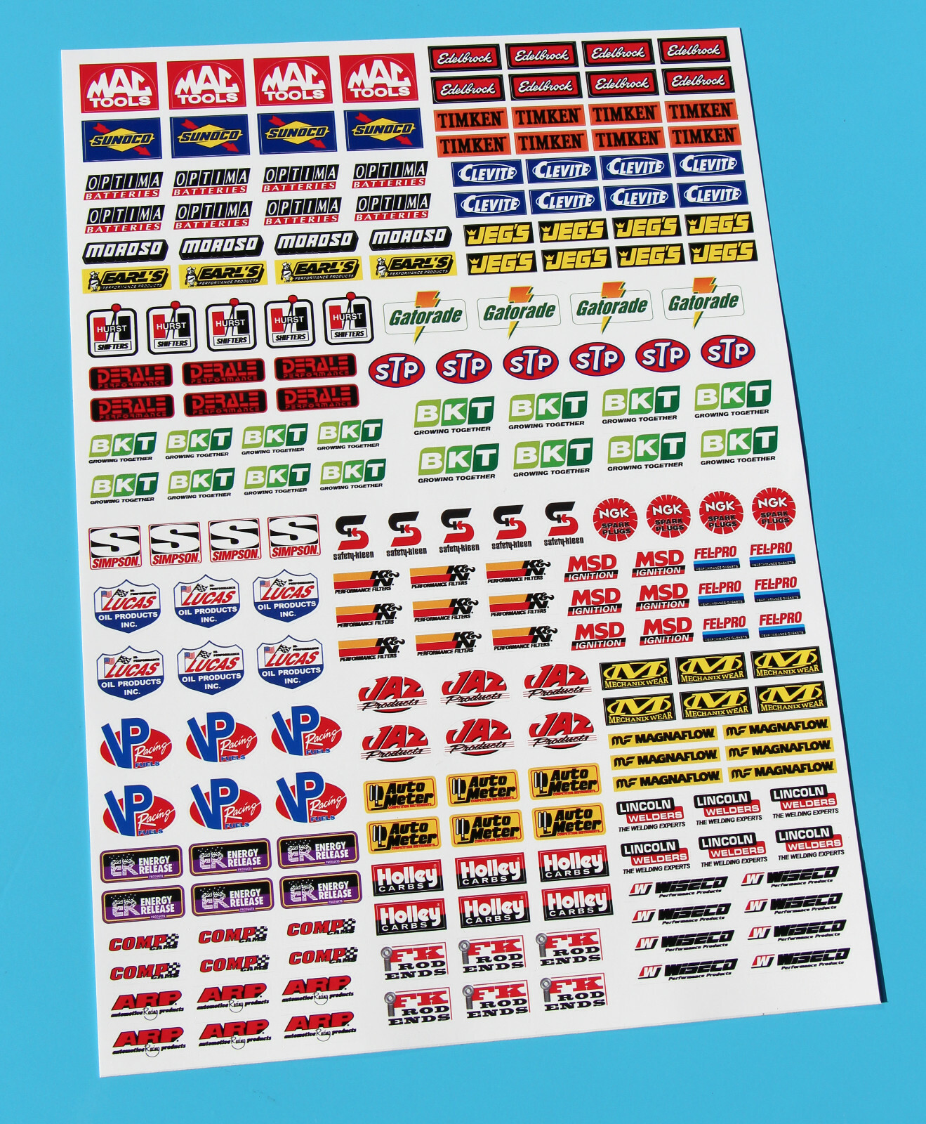 RC MONSTER TRUCK 10th 1:10 Radio Control scale Sponsor logo stickers decals