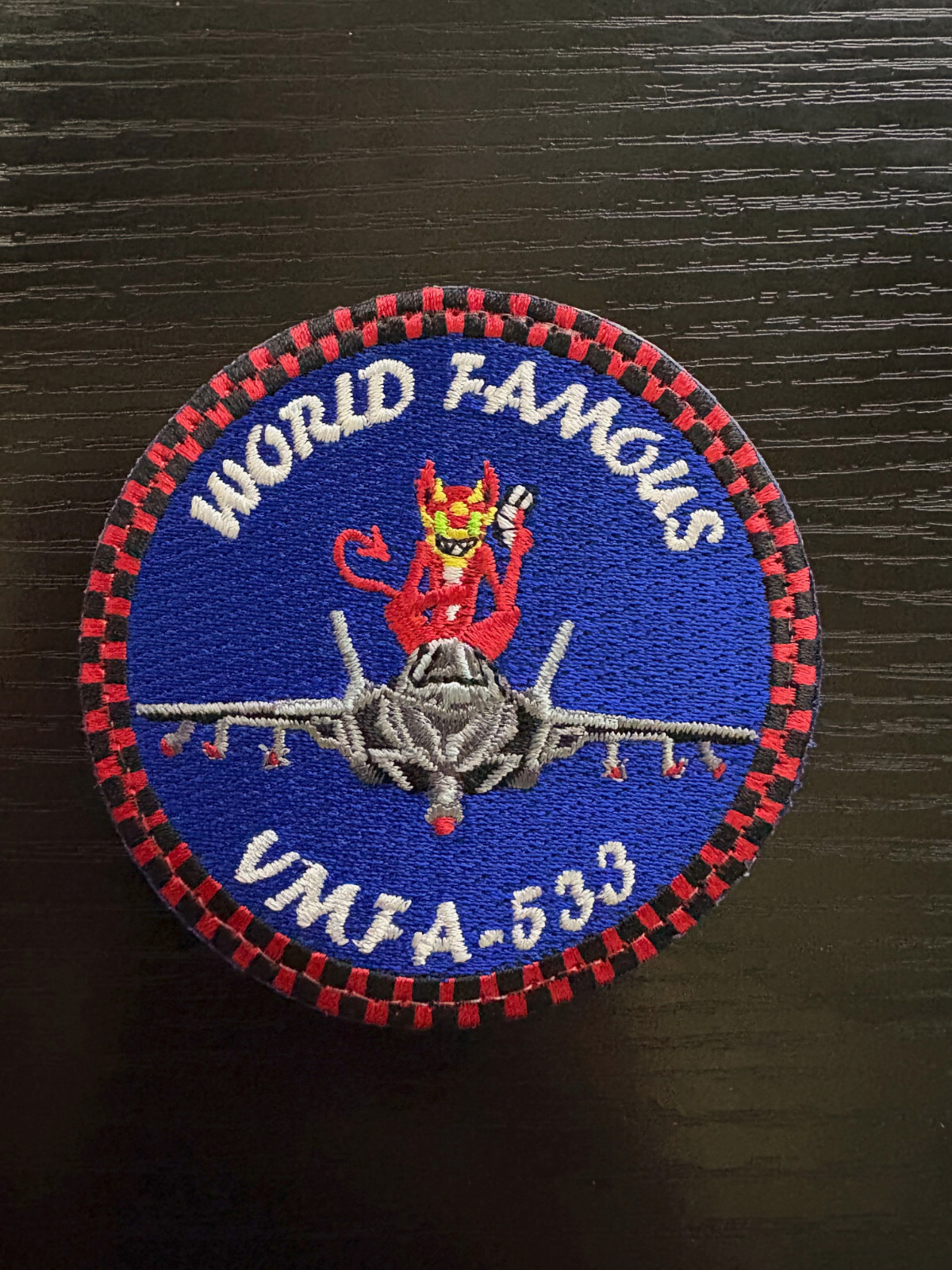 RARE VMFA-533 F-35 Patch 3in World Famous STOVL Beaufort USMC