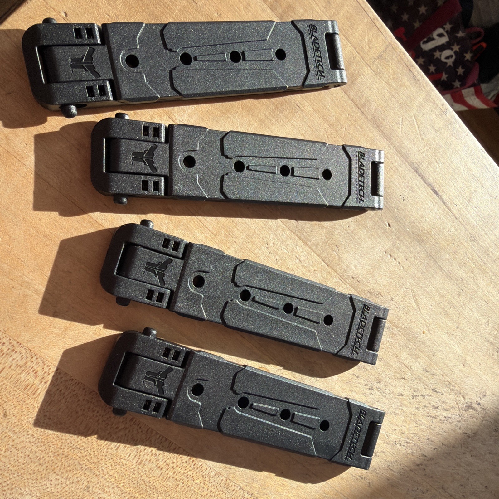 Bladetech Molle-Lok 5"  MOLLE Attachment Clips (4 clips)