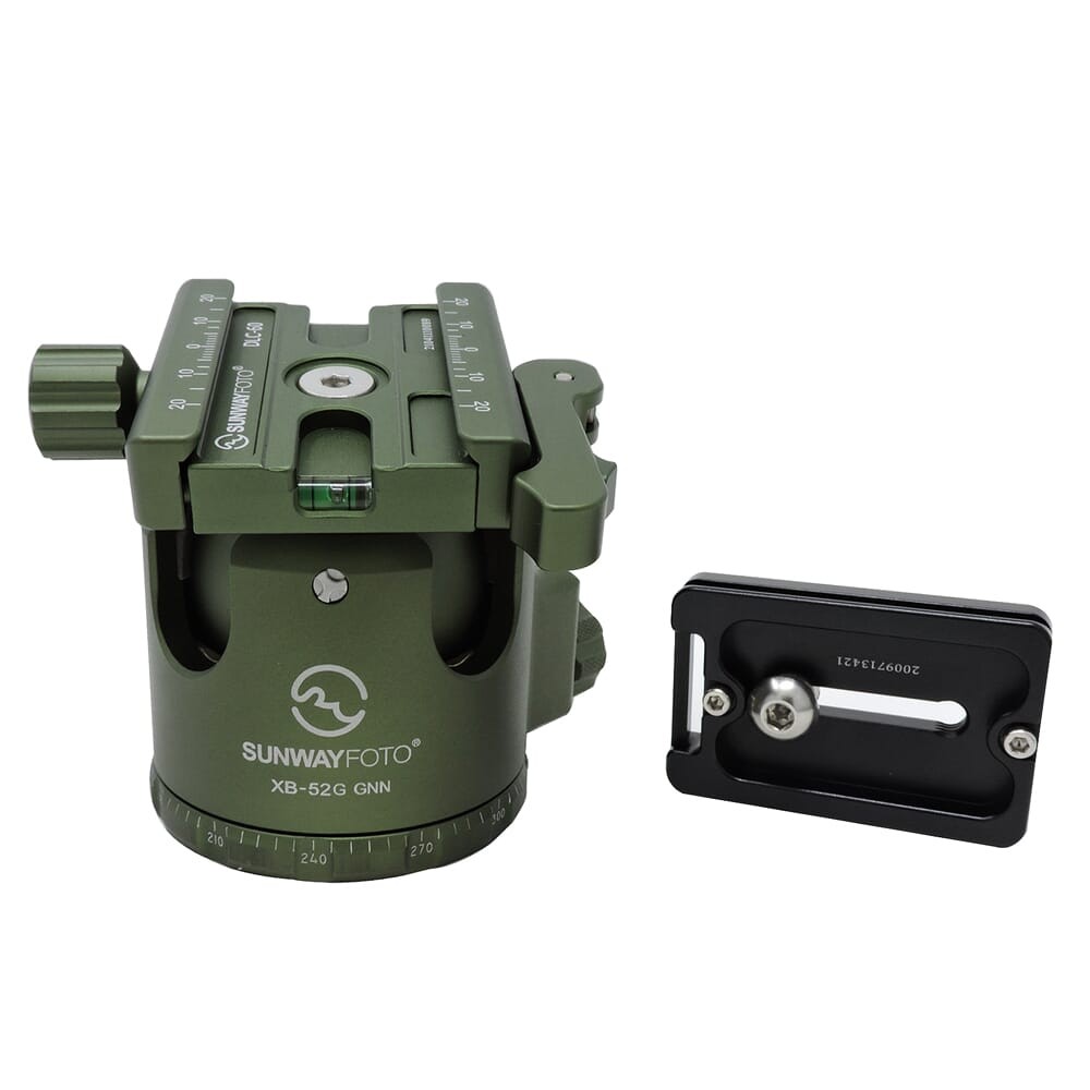 Shadow Tech Sunwayfoto GNN XB-52DL Ball Head with DP-60R Plate (XB-52-GNN): NEW