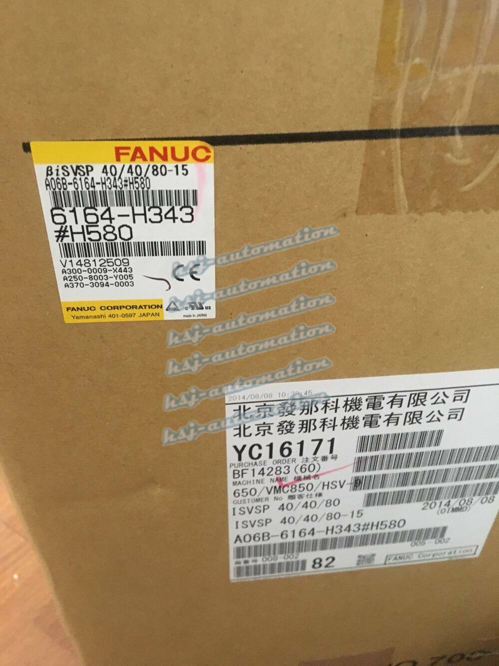 1PC NEW FANUC A06B-6164-H343#H580 Servo Drive