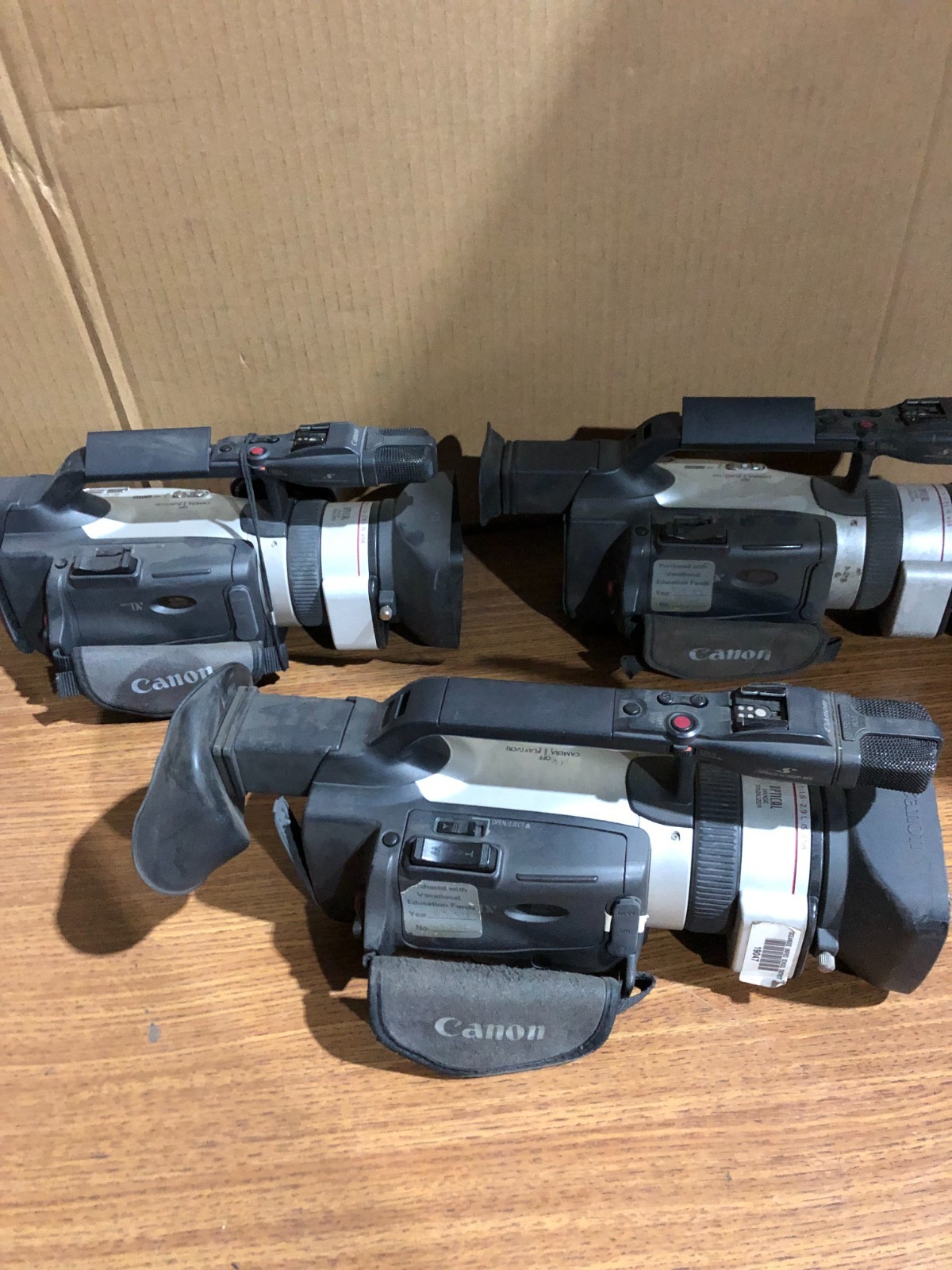 Vintage Canon Handheld Camcorders Bundle - Untested