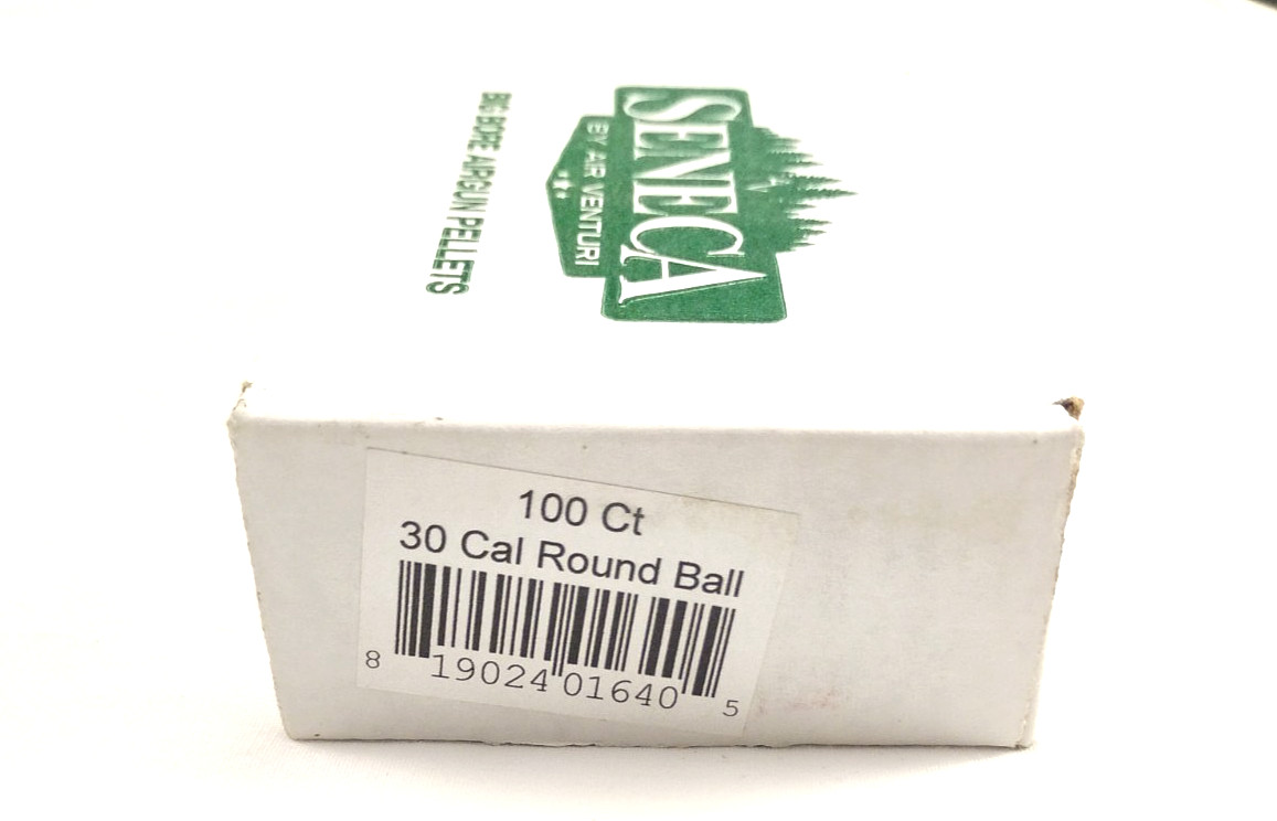 SENECA .30 .308 44 gr. Solid Lead Round Ball Fast Shipping AIR GUN SLUG (100)