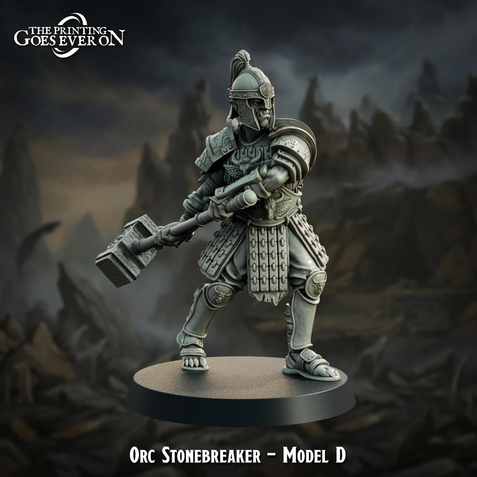 Orc Stonebreakers - Resin Tabletop Miniature