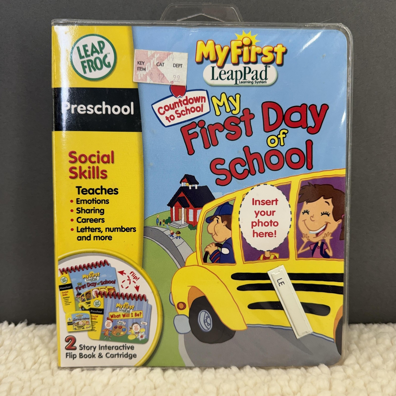 LeapFrog My First LeapPad My First Day Of School What Will I Be Book Cartridge