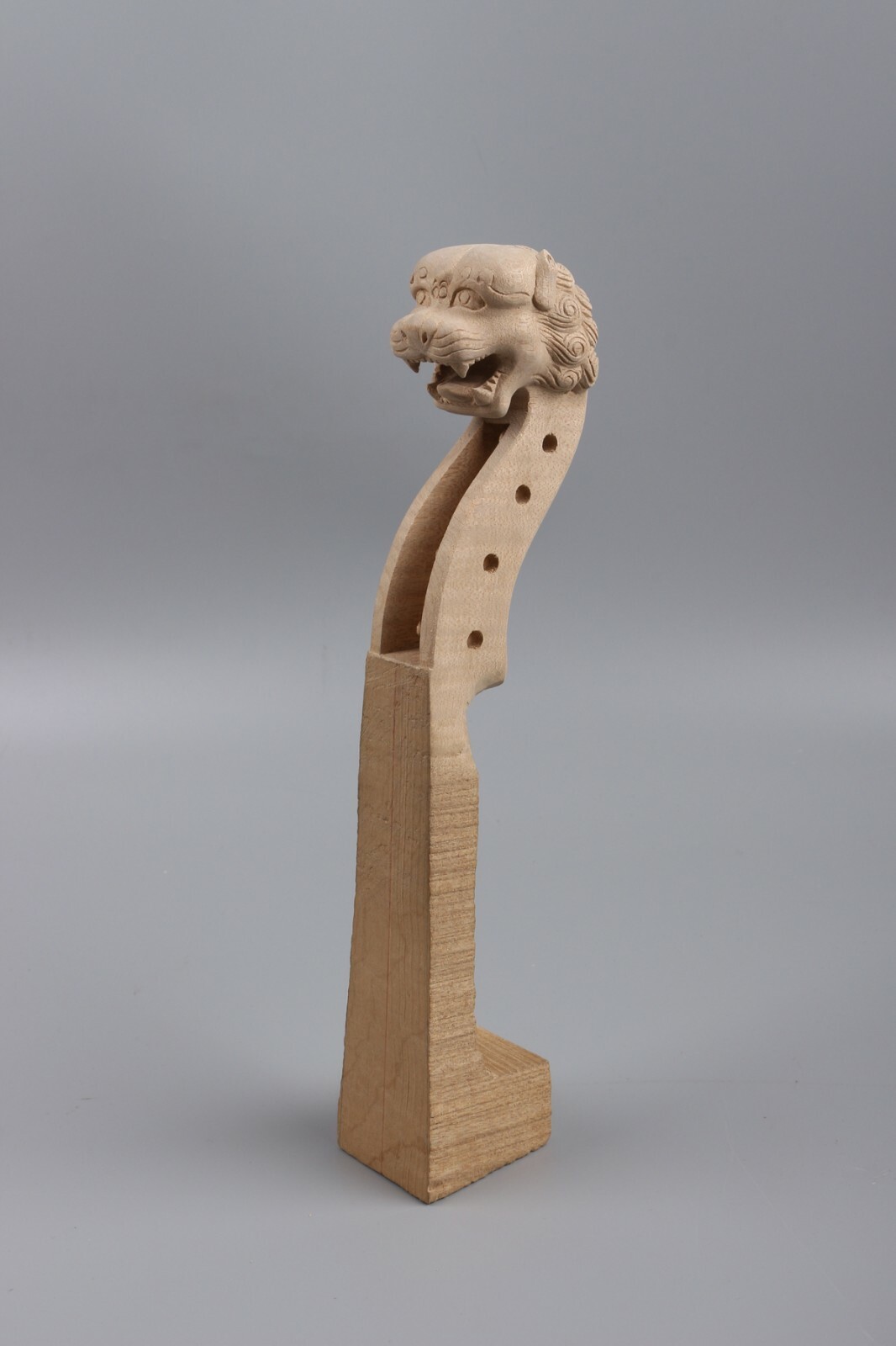 Master Hand Carved 4strings Violin Neck 4/4 Lion Head High Quality Violin Part