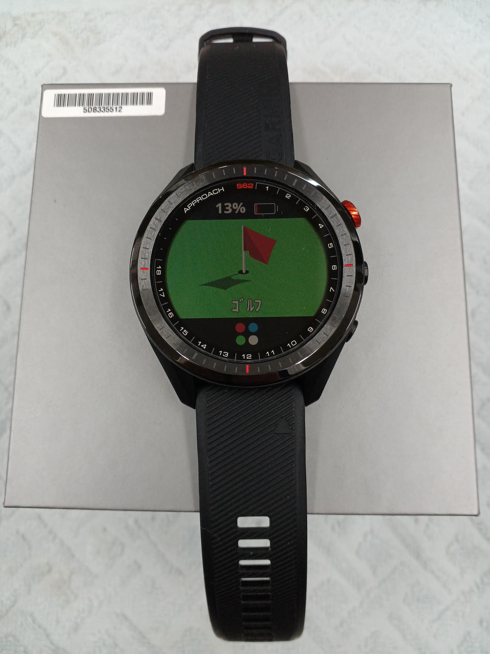 Garmin Approach S62 BLACK Golf GPS Watch Smartwatch Bluetooth Japan Used