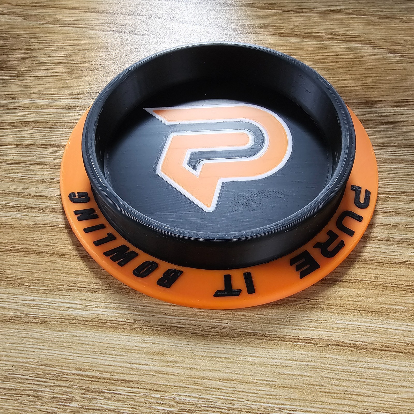 Pure It Bowling Logo Bowling Ball Cup Black/Orange