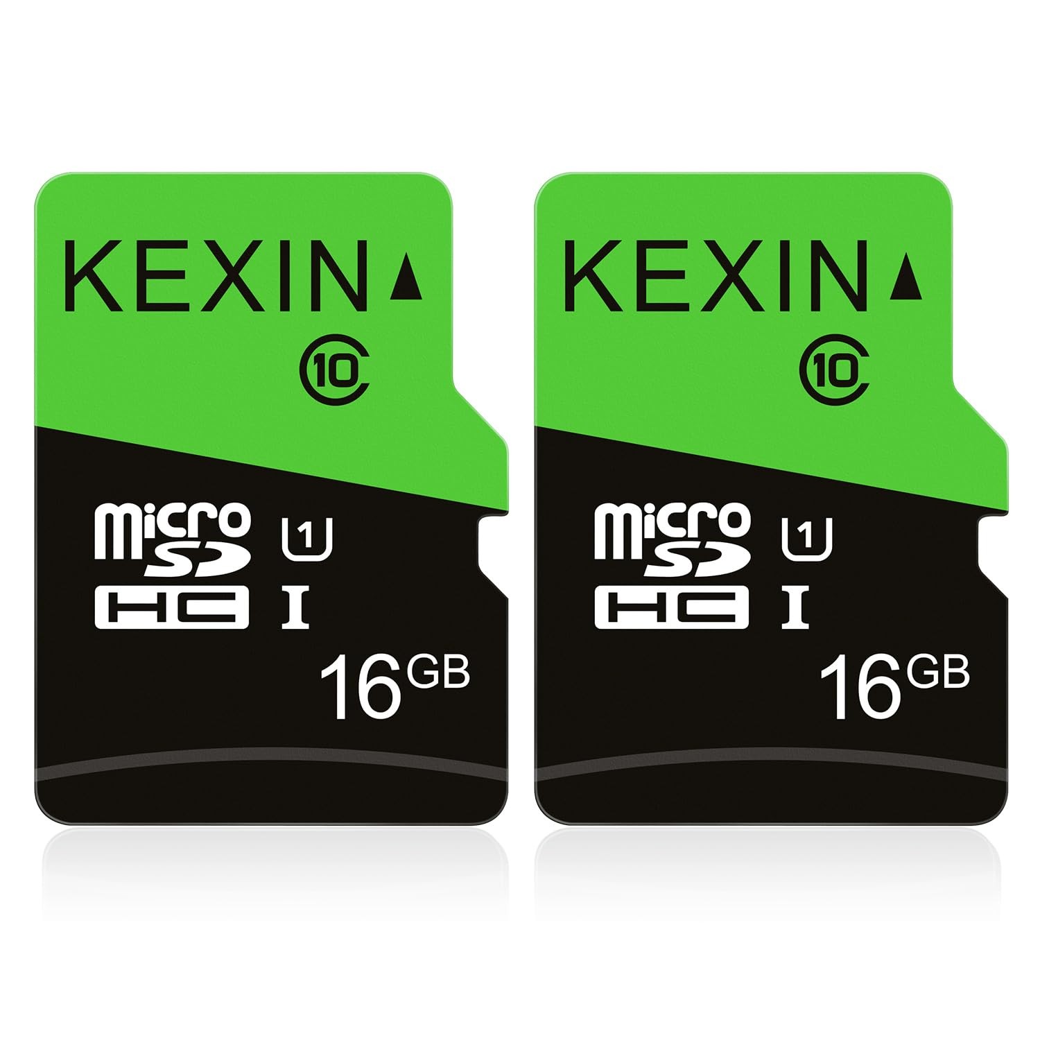 16GB Micro SD Card 2 Pack with SD Adapter microSDHC Memory Card UHS-I C10 U1 ...