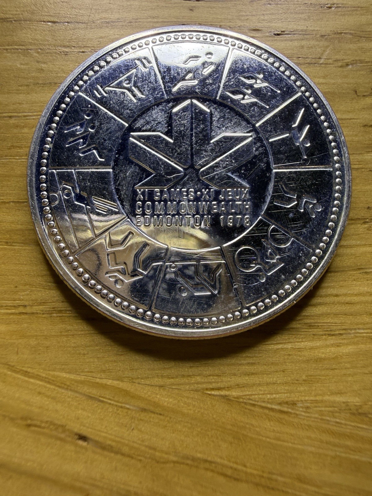 1978 Canada XI Commonwealth Games Silver Dollar In Presentation Case