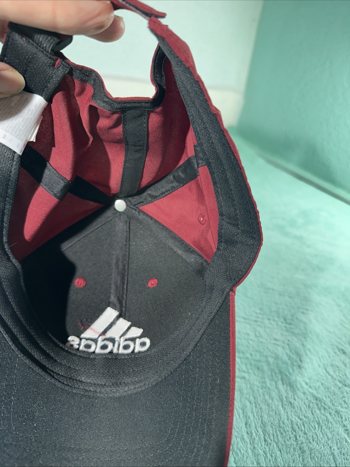 ADIDAS Golf Cap Hat Performance Adjustable Strapback Men Red One Size