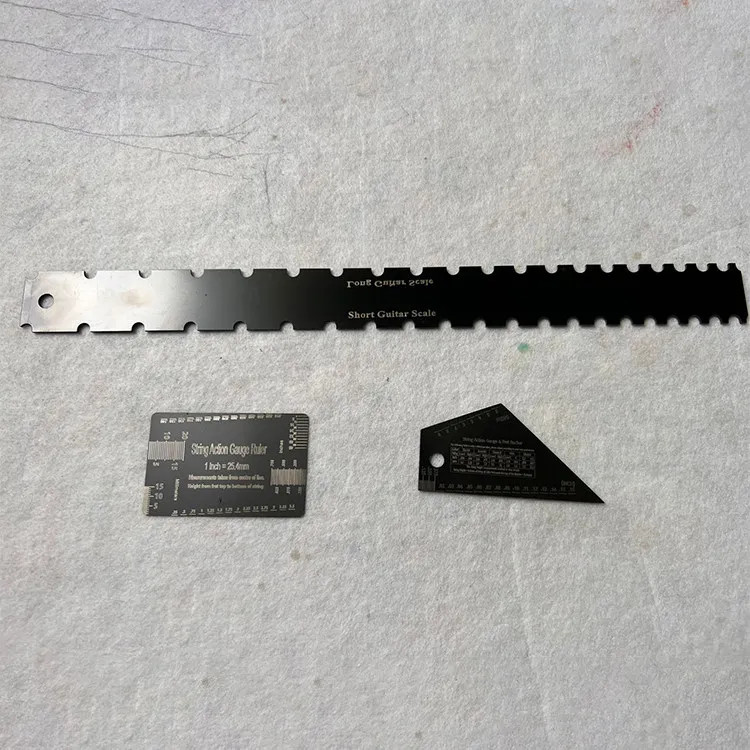 Repair and Measurement Guitar Neck Notch Ruler Fretboard Frets Bass  Neck Ruler