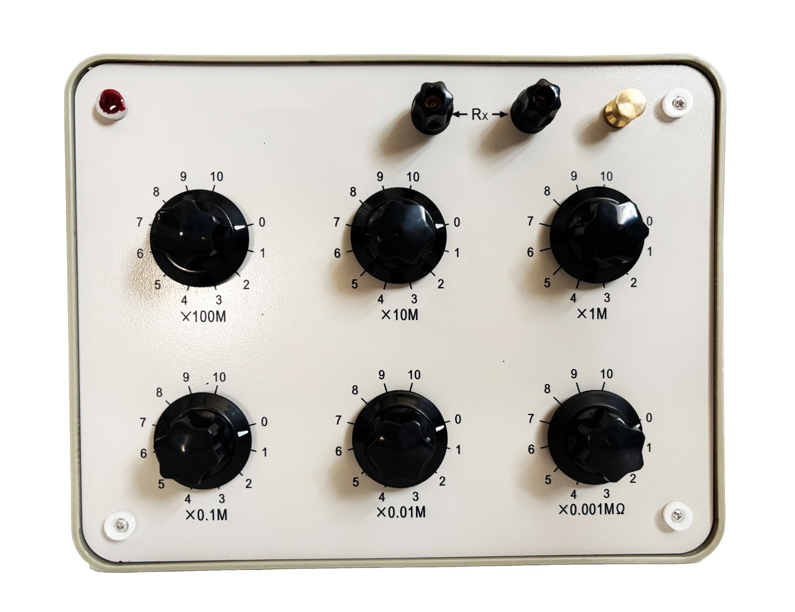 Decade Resistance Box Adjustable DC Resistance Box Range 0~1.111110GΩ；