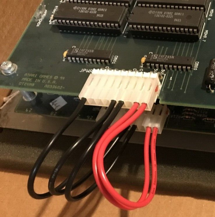 Primal Rage JAMMA Arcade RAM board wire harness
