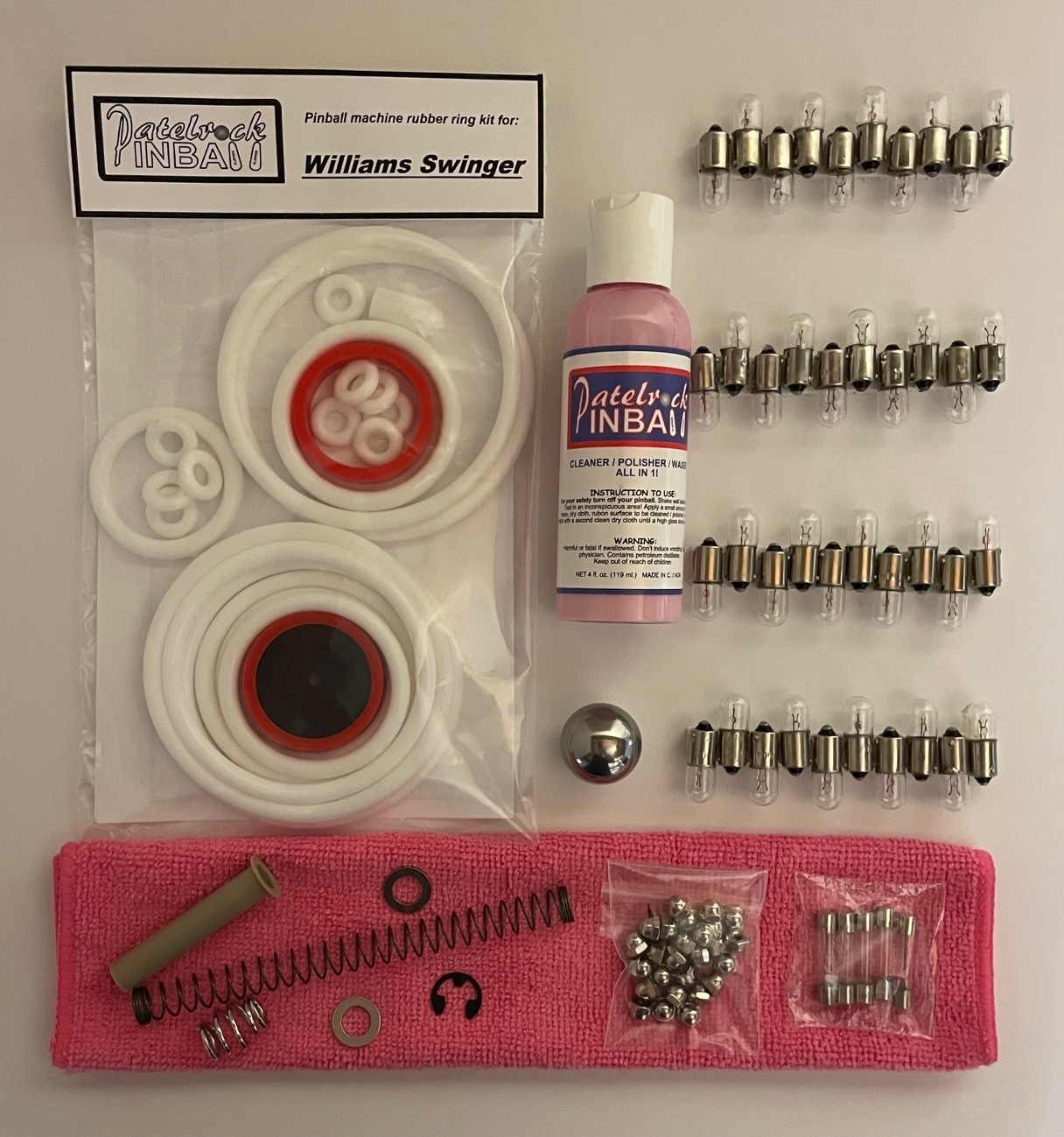 1972 Williams Swinger Pinball Machine Maintenance Tune Up Kit