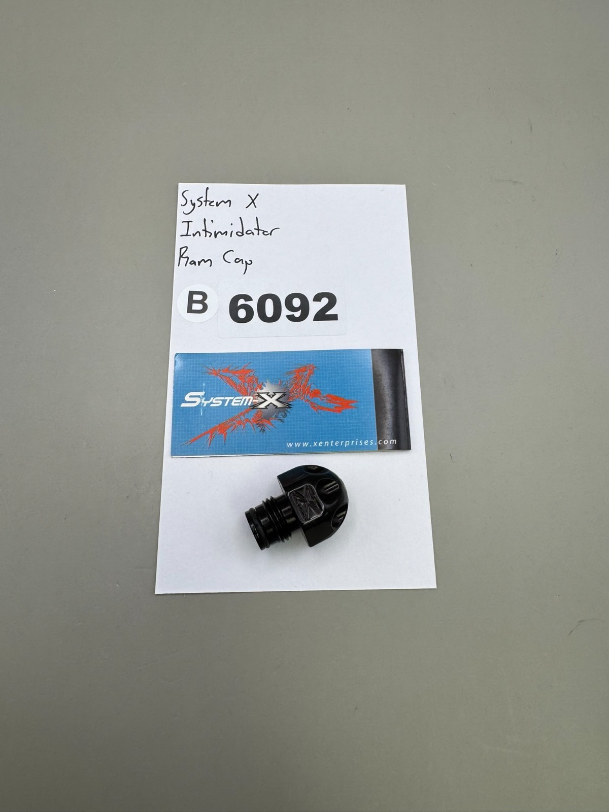 System X Intimidator Ram Cap-Gloss Black