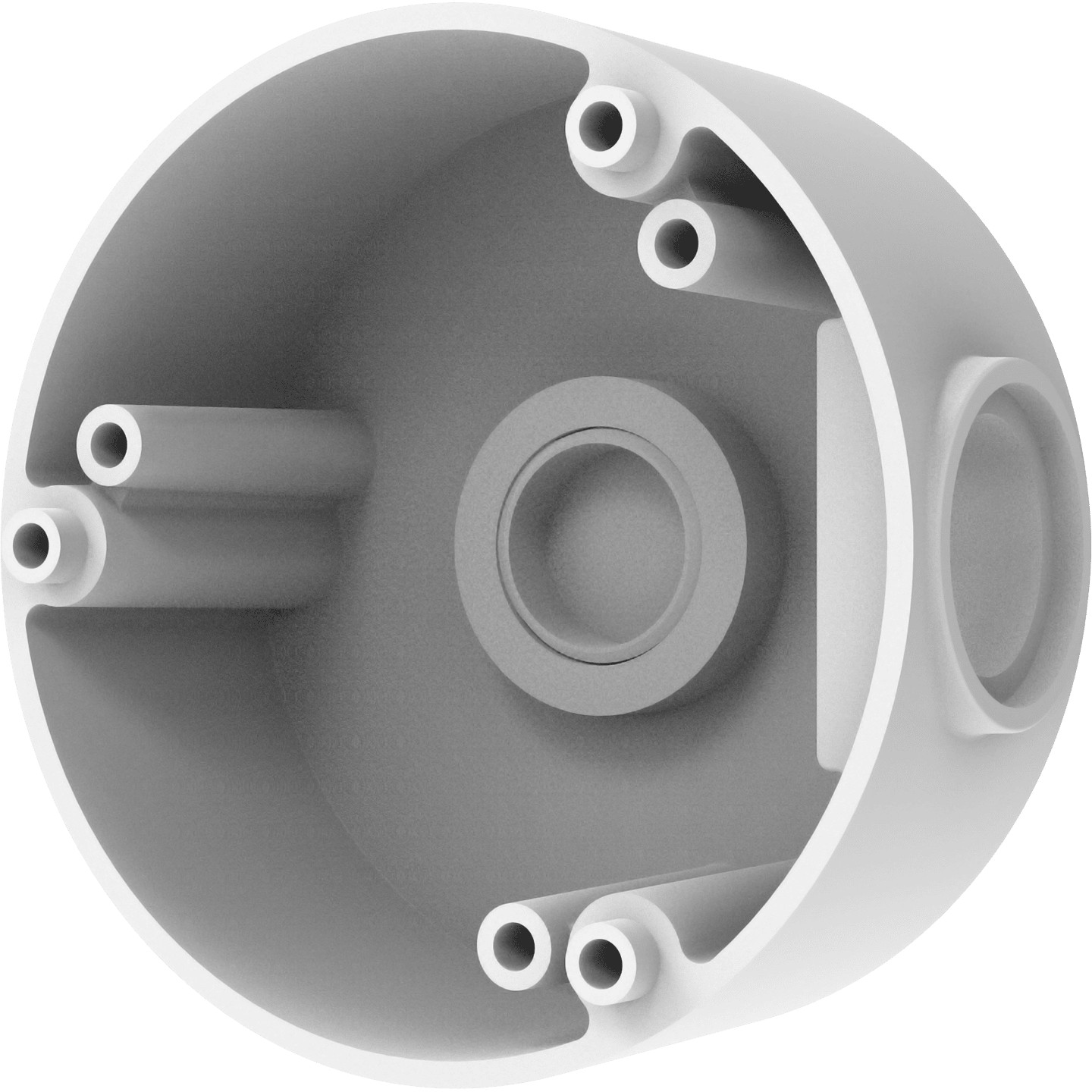 Seco-Larm EV-SSWQ Camera Junction Box Bracket White Ceiling Wall Mount