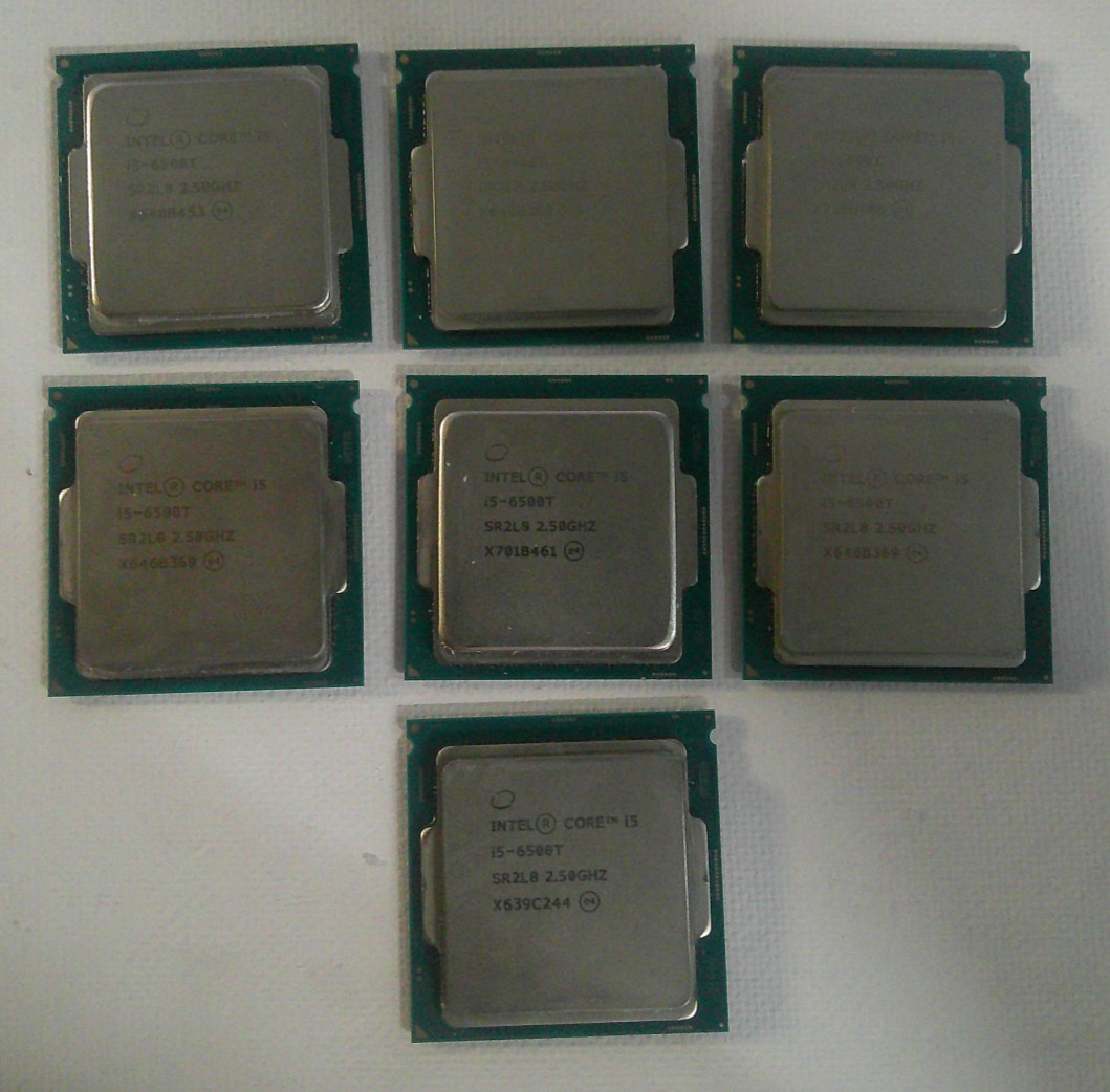 Lot of 7 Intel Core i5-6500T 6th Gen 2.50 GHz Processor CPU SR2L8