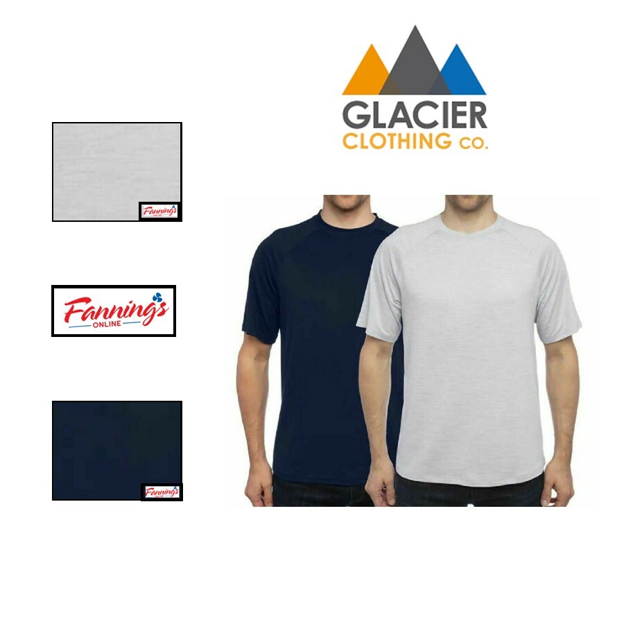 Glacier Performance Men's 2 Pack Everyday Tee T Shirt L21