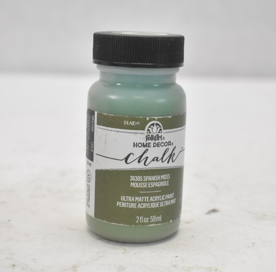 FolkArt Ultra Matte Acrylic Paint 2oz Bottle For Furniture/Craft Spanish Moss