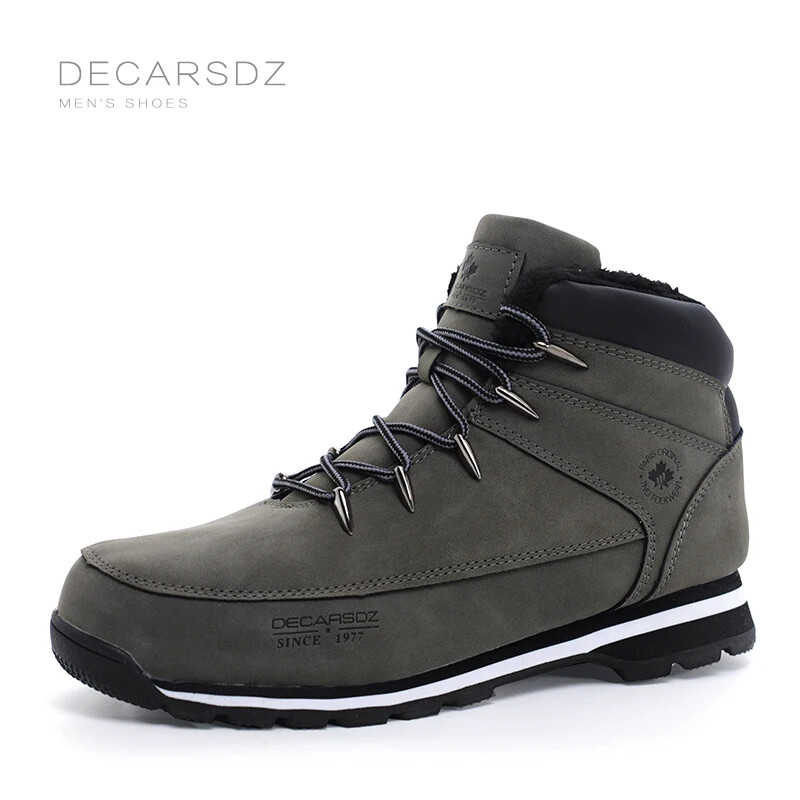Winter Boots Men New Outdoor Waterproof Comfy Durable Outsole Boots Leather Boot