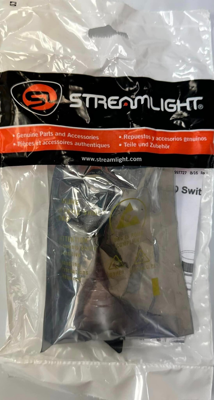 Streamlight 75952 Replacement Stinger C4 LED HL/HPL Switch Kit