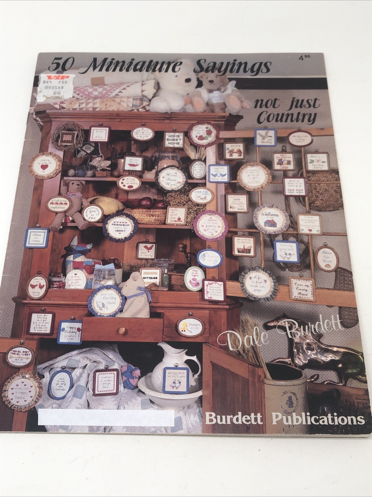 50 Miniature Sayings Not Just Country Cross Stitch Dale Burdett Publications