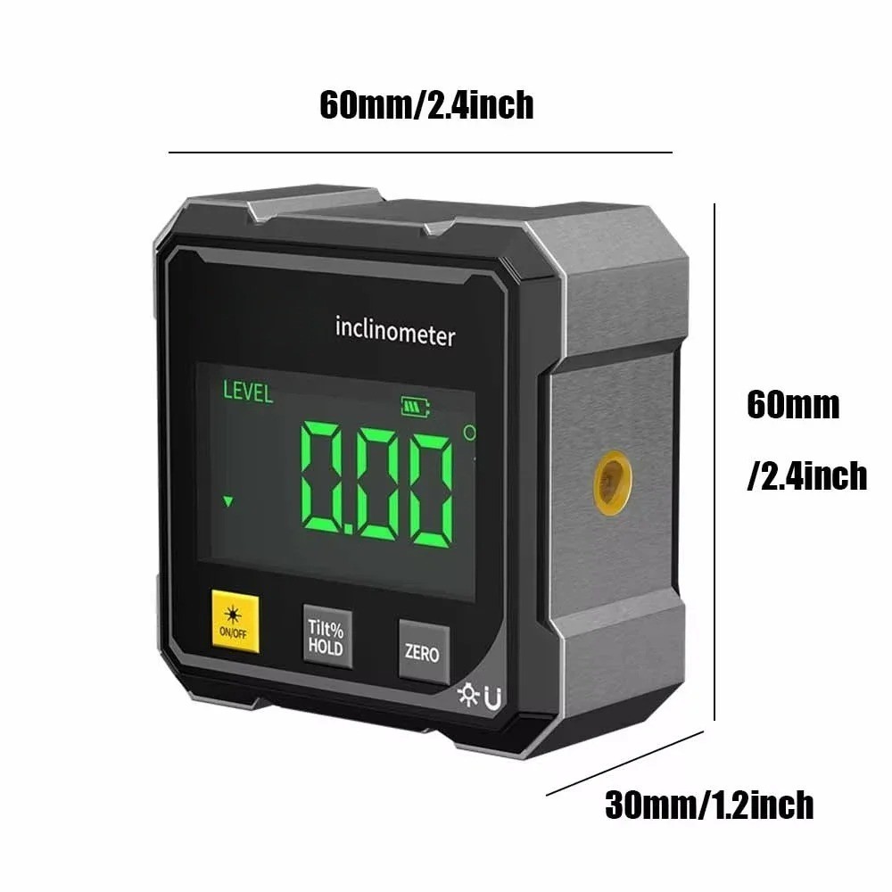 Magnetic Digital Level Box Gauge Angle Meter Finder Protractor Inclinometer