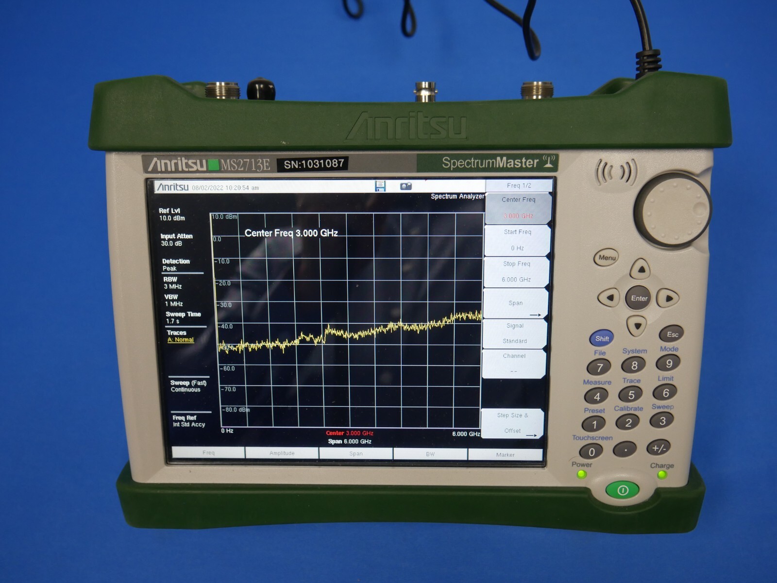 Anritsu MS2713E 9kHz - 6GHz HandHeld Spectrum Analyzer