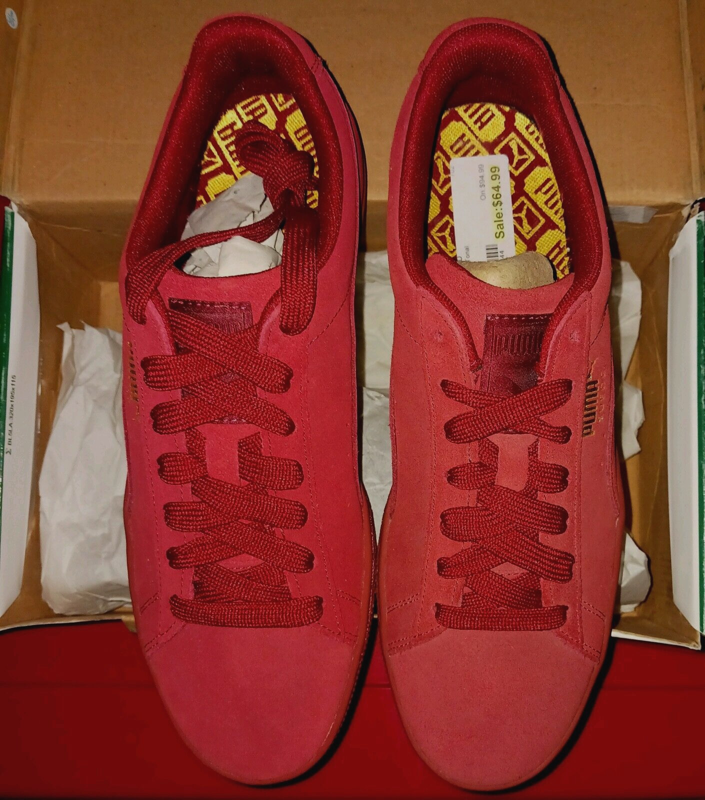 PUMA Suede Classic Tonal Pack - Red Dahlia Size 10 Mens (NIB)