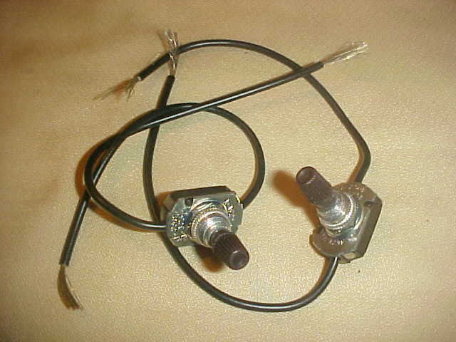 (2) NEW CANOPY ON OFF ROTARY SWITCH 3A 125V, 1A 250V FLOOR / TABLE LAMP LIGHT