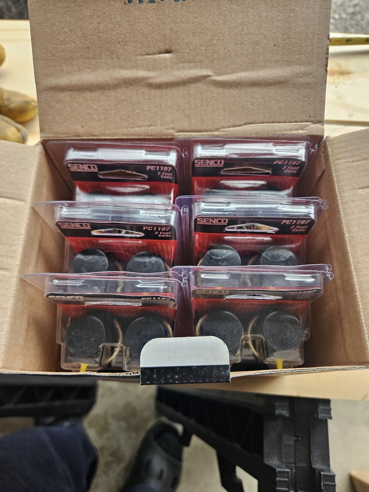 Lot 6  Genuine SENCO PC1197 2 Pack Finish Nail Guns 12 fuel Cell FREE SHIPPING