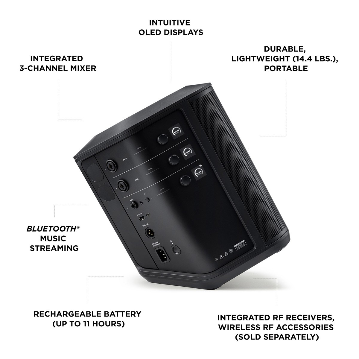 Bose S1 Pro+ Portable Bluetooth Wireless PA System