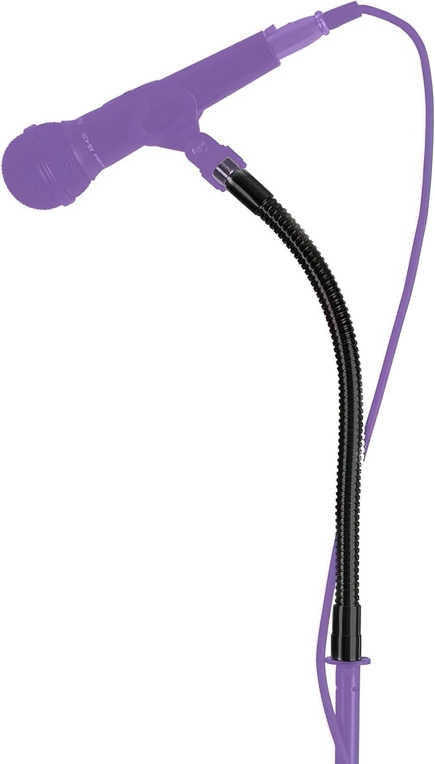13" Flexible Microphone Gooseneck in Elegant Black - Precision Placement