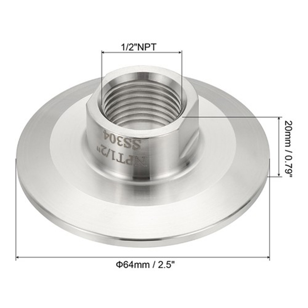 Efficient Pneumatic Tri Clamp Connector for Various Industries NPT Compatible