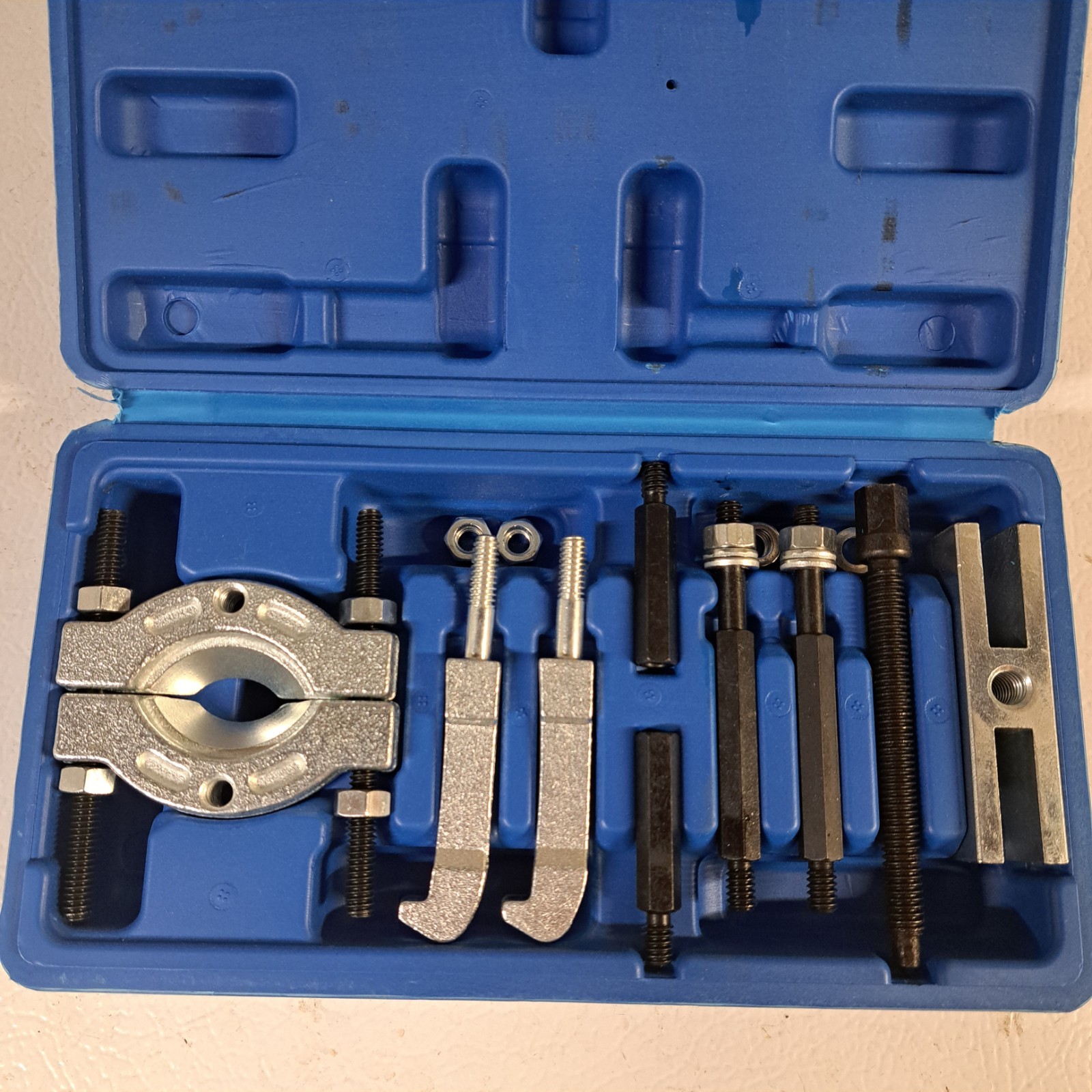 9pcs Bearing Puller Separator Set  15-58mm Pull Out Jaw Gear Pulley Removal