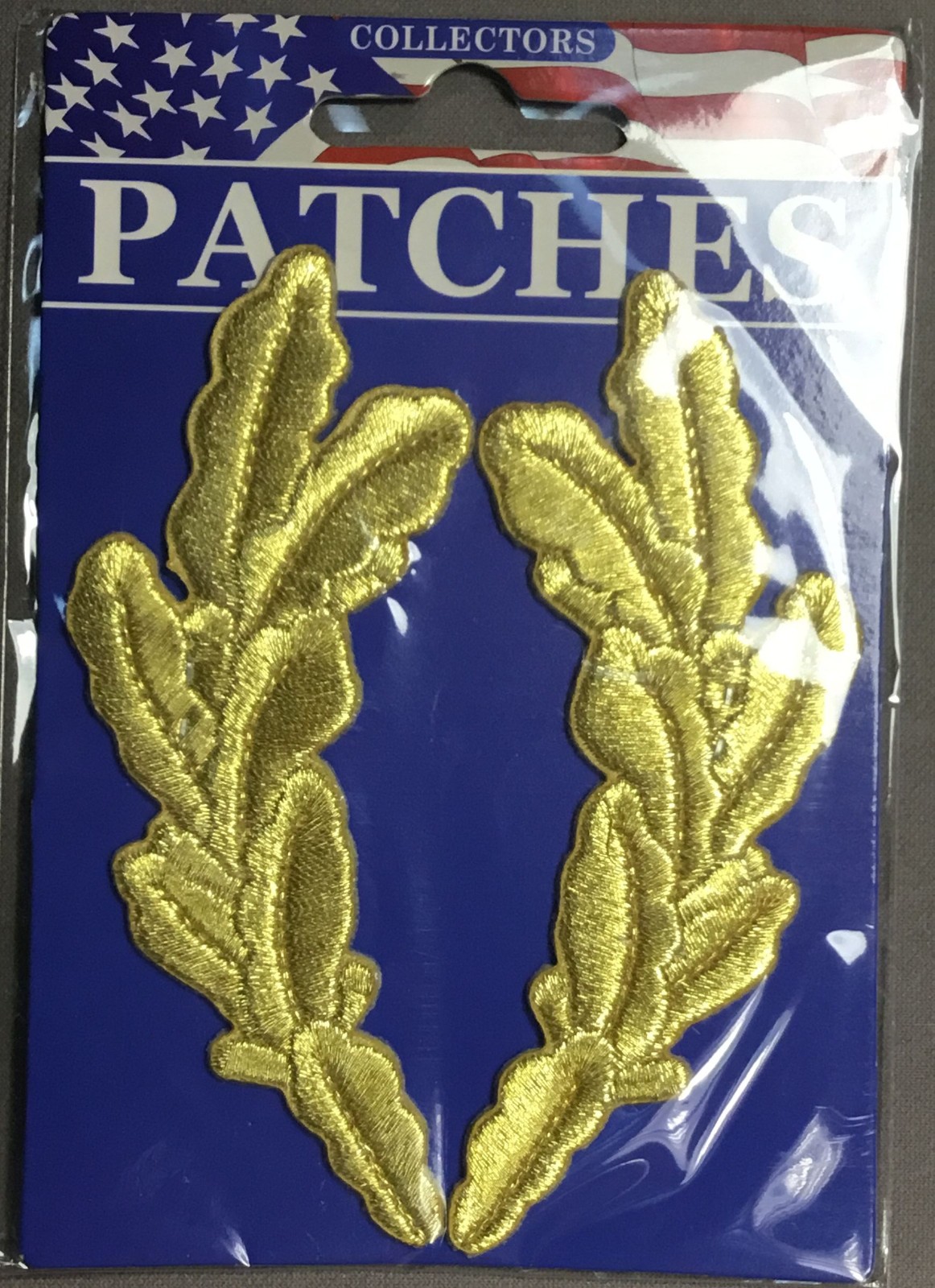 Gold Scrambled Eggs Oak Leaves Leaf 3.75 Inch Patch