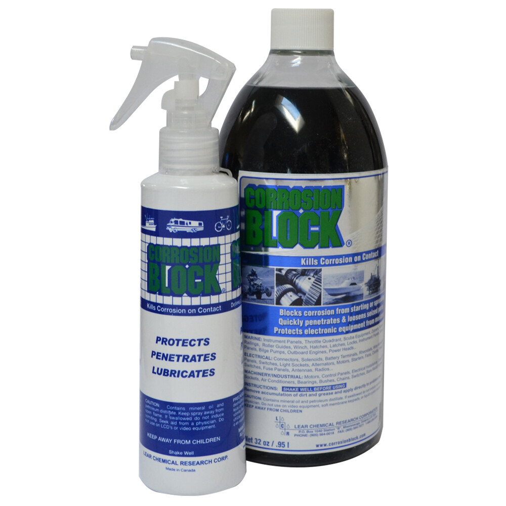 CORROSION BLOCK 32 OUNCE BOTTLE W/ PUMP