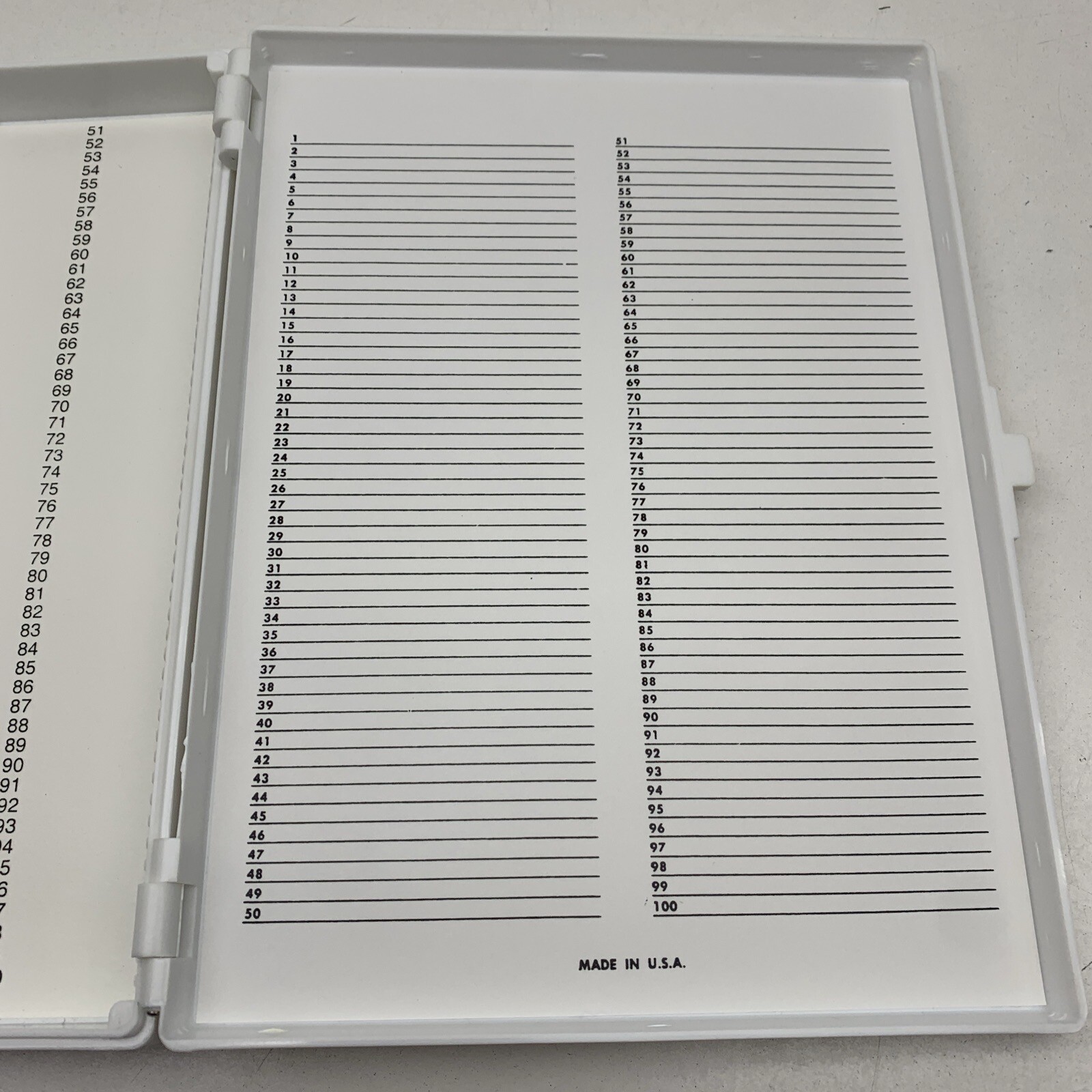 Bel-Art SP Scienceware Microscope Slides Box, 100 Spaces