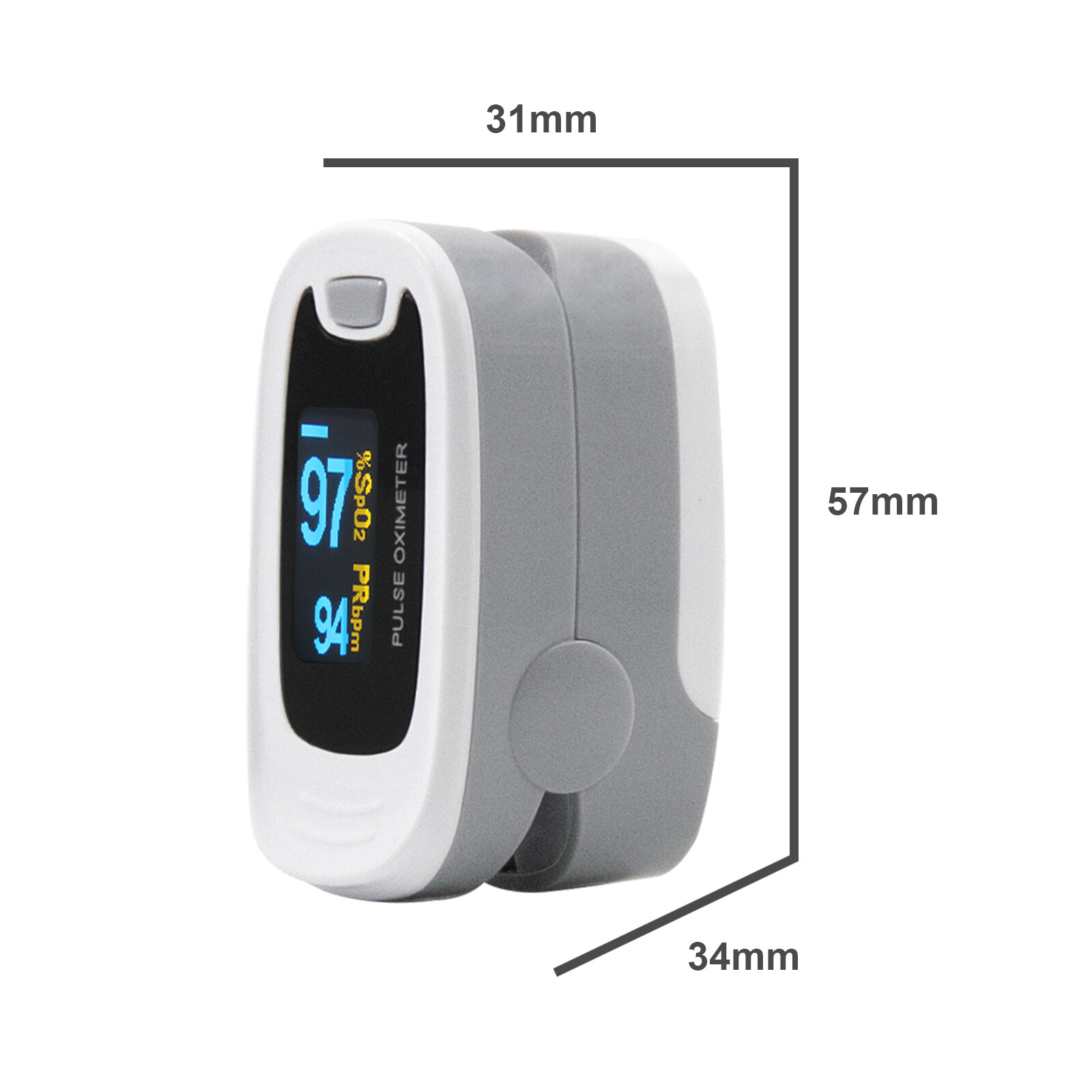 OLED Finger Pulse Oximeter Blood Oxygen Meter Heart Rate SpO2 Monitor Sensor FDA