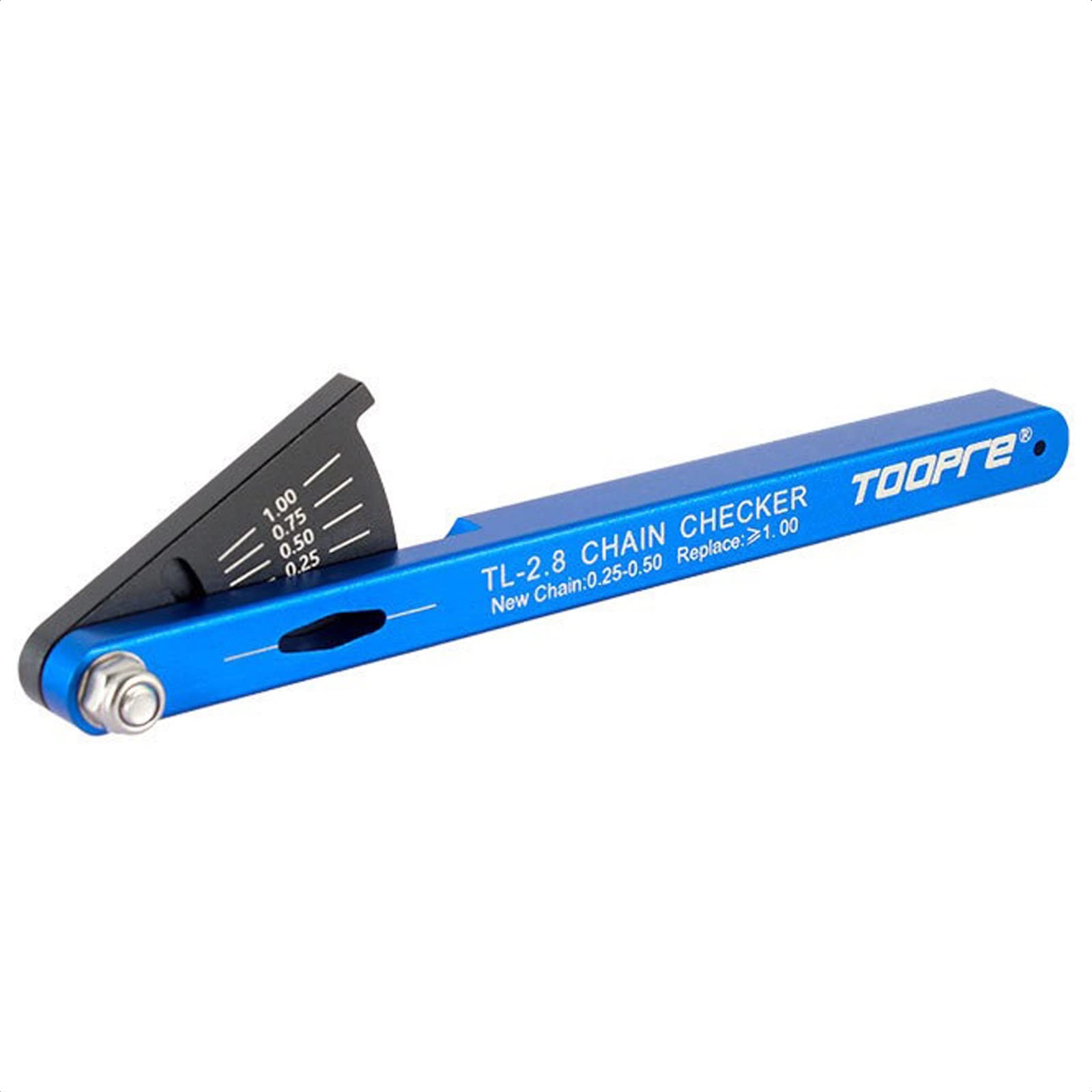 KIEVODE Bike Chain Checker Tool for All Chains 136*29*23mm, Blue