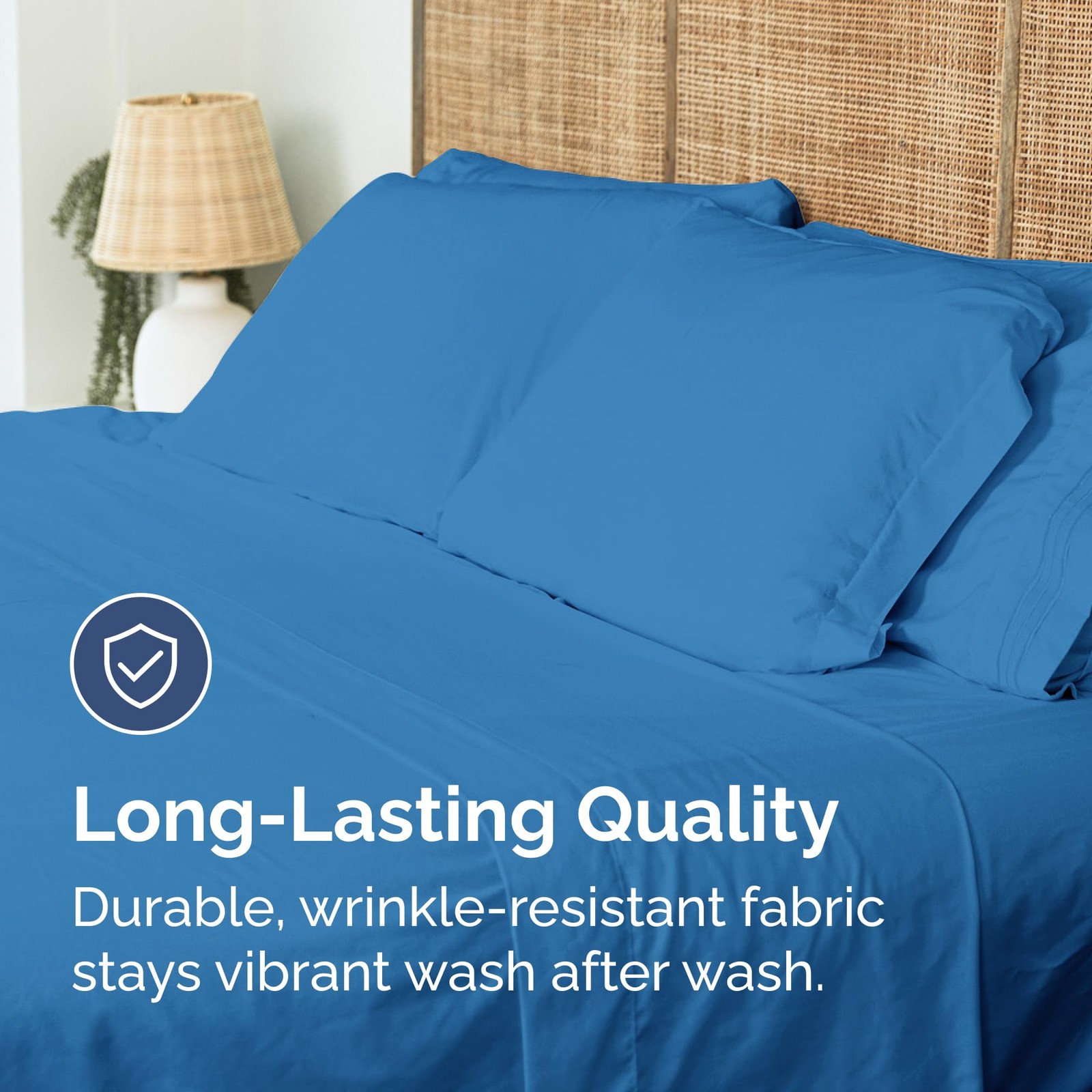 King Size Flat Sheet - Hotel Quality Top Flat Bed Sheet Only - Ultra-Soft, Br...