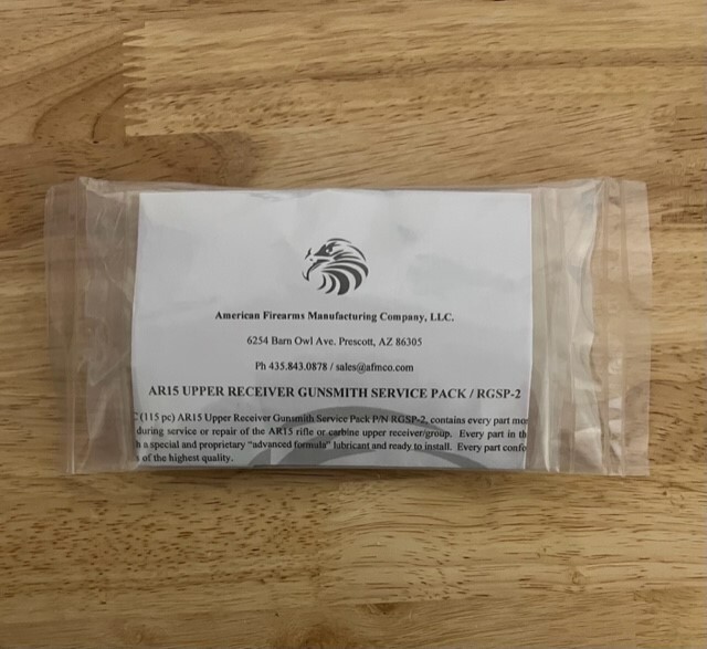 AFMC UPPER ASSY GUNSMITH SERVICE PACK / 115 PCS / NEW