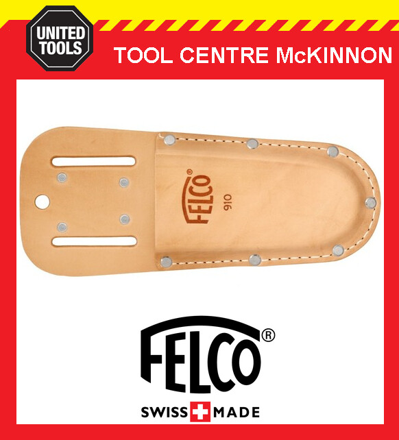 FELCO 910 GENUINE LEATHER HOLSTER WITH BELT LOOP AND CLIP FOR SECATEURS