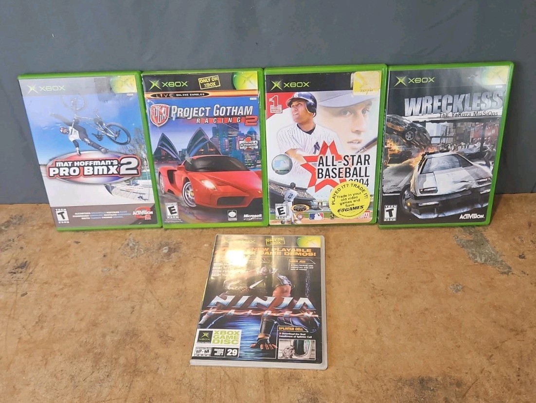 XBOX Game Cases No Games